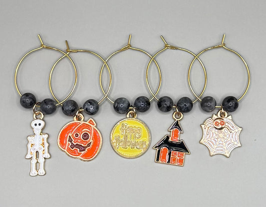 Halloween Cocktail Charms- Happy Halloween
