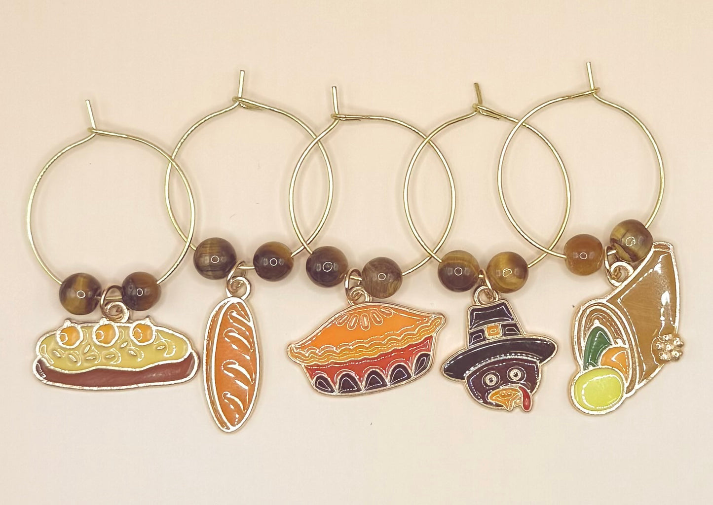 Thanksgiving Cocktail Charms- Thanksgiving Feast