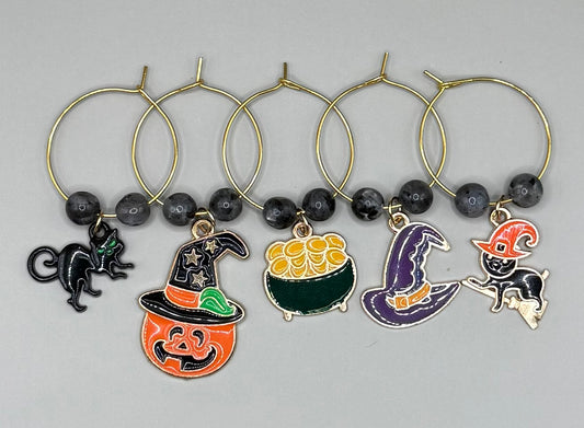 Halloween Cocktail Charms- Witchy